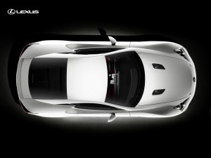 Lexus LFA Overhead image