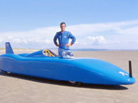 The EV BlueBird Record Breaker launched in 2000