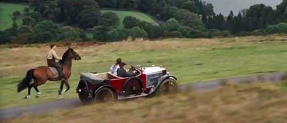 Prince Henry Racing the War Horse on Dartmoor
