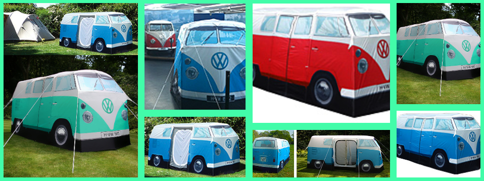 VW Camper Van Tent, Party On- on Drive.co.uk