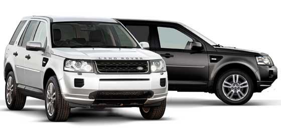 The New 2013 Land Rover Freelander 2 Limited Edition in Black and White