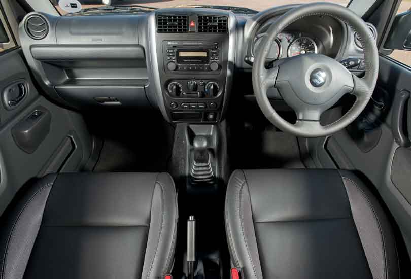 Interior of 2013 Suzuki Jimny SZ4