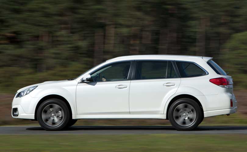 New 2014 Subaru Outback engaging handling