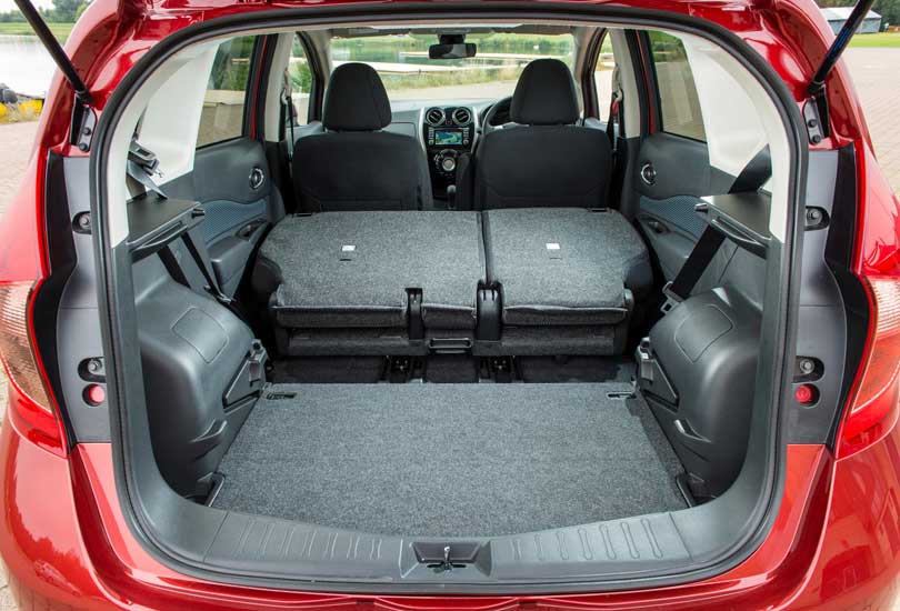 Nissan Note Rear Luggage Area