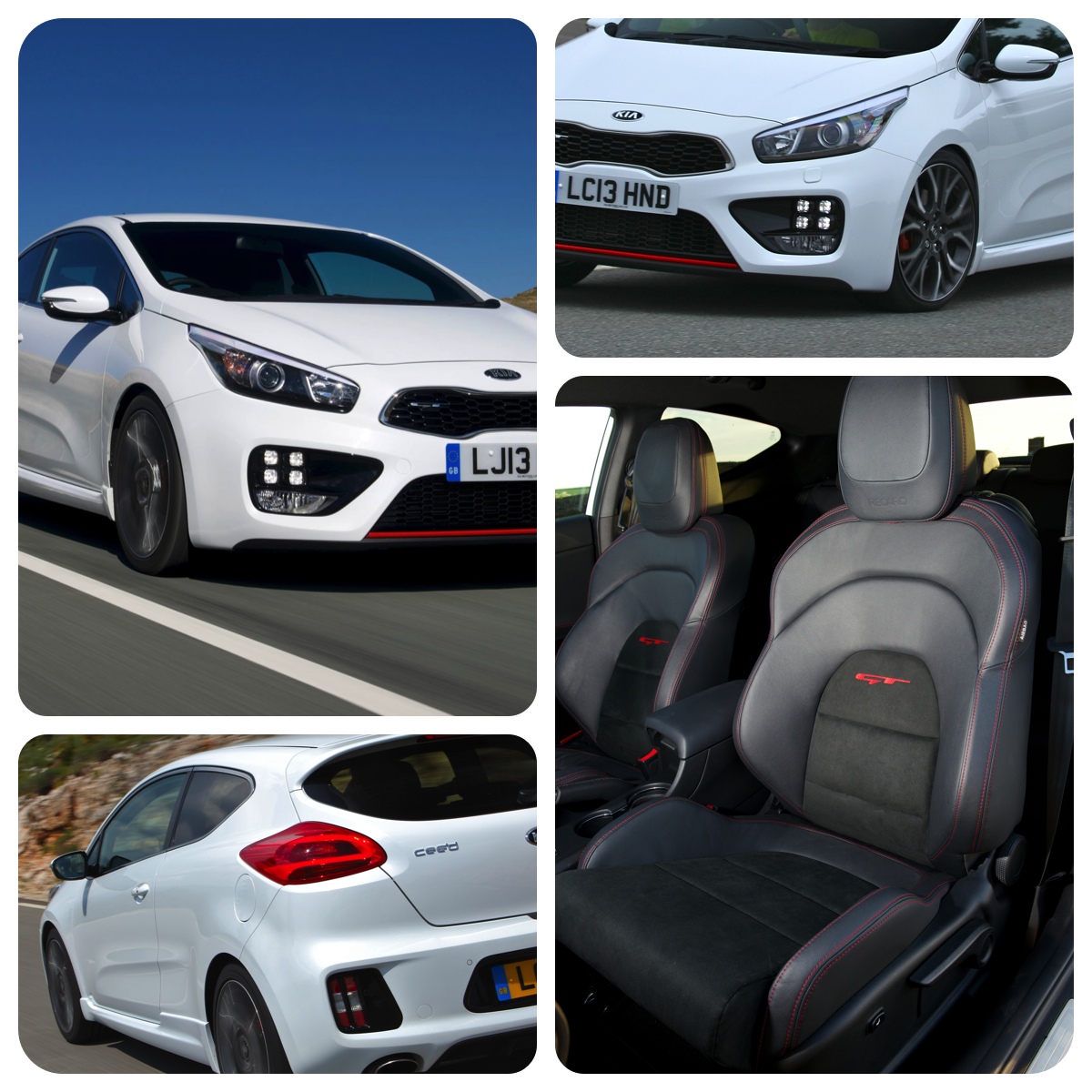 Group of images of the Kia Pro_Cee’d GT